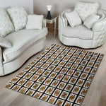 Four Queens Playing Cards Pattern Print Area Rug