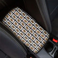 Four Queens Playing Cards Pattern Print Car Center Console Cover