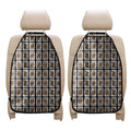 Four Queens Playing Cards Pattern Print Car Seat Organizers