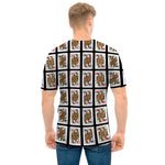Four Queens Playing Cards Pattern Print Men's T-Shirt