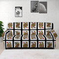 Four Queens Playing Cards Pattern Print Sofa Cover