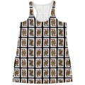 Four Queens Playing Cards Pattern Print Women's Racerback Tank Top