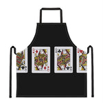 Four Queens Playing Cards Print Apron