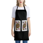 Four Queens Playing Cards Print Apron