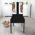 Four Queens Playing Cards Print Dining Chair Slipcover