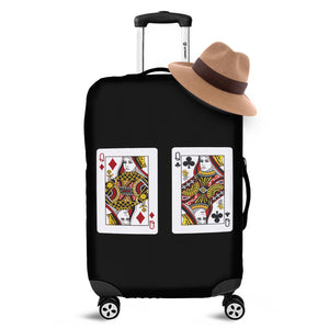Four Queens Playing Cards Print Luggage Cover