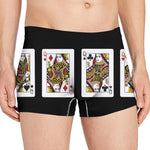 Four Queens Playing Cards Print Men's Boxer Briefs