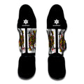 Four Queens Playing Cards Print Muay Thai Shin Guards