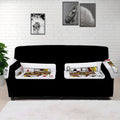 Four Queens Playing Cards Print Sofa Cover
