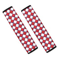 Fourth of July American Plaid Print Car Seat Belt Covers