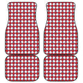 Fourth of July American Plaid Print Front and Back Car Floor Mats