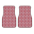 Fourth of July American Plaid Print Front Car Floor Mats