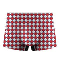 Fourth of July American Plaid Print Men's Boxer Briefs