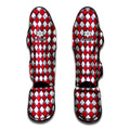 Fourth of July American Plaid Print Muay Thai Shin Guards