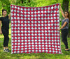 Fourth of July American Plaid Print Quilt