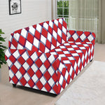 Fourth of July American Plaid Print Sofa Cover