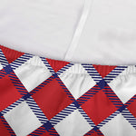 Fourth of July American Plaid Print Sofa Cover