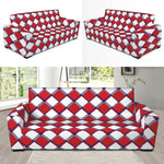 Fourth of July American Plaid Print Sofa Slipcover