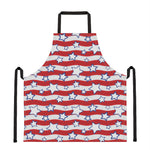 Fourth of July USA Star Pattern Print Apron