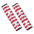 Fourth of July USA Star Pattern Print Car Seat Belt Covers