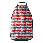 Fourth of July USA Star Pattern Print Car Seat Organizers