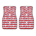 Fourth of July USA Star Pattern Print Front Car Floor Mats