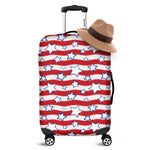 Fourth of July USA Star Pattern Print Luggage Cover
