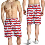Fourth of July USA Star Pattern Print Men's Shorts