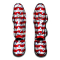 Fourth of July USA Star Pattern Print Muay Thai Shin Guards