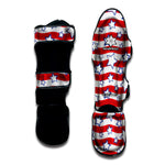Fourth of July USA Star Pattern Print Muay Thai Shin Guard