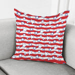 Fourth of July USA Star Pattern Print Pillow Cover