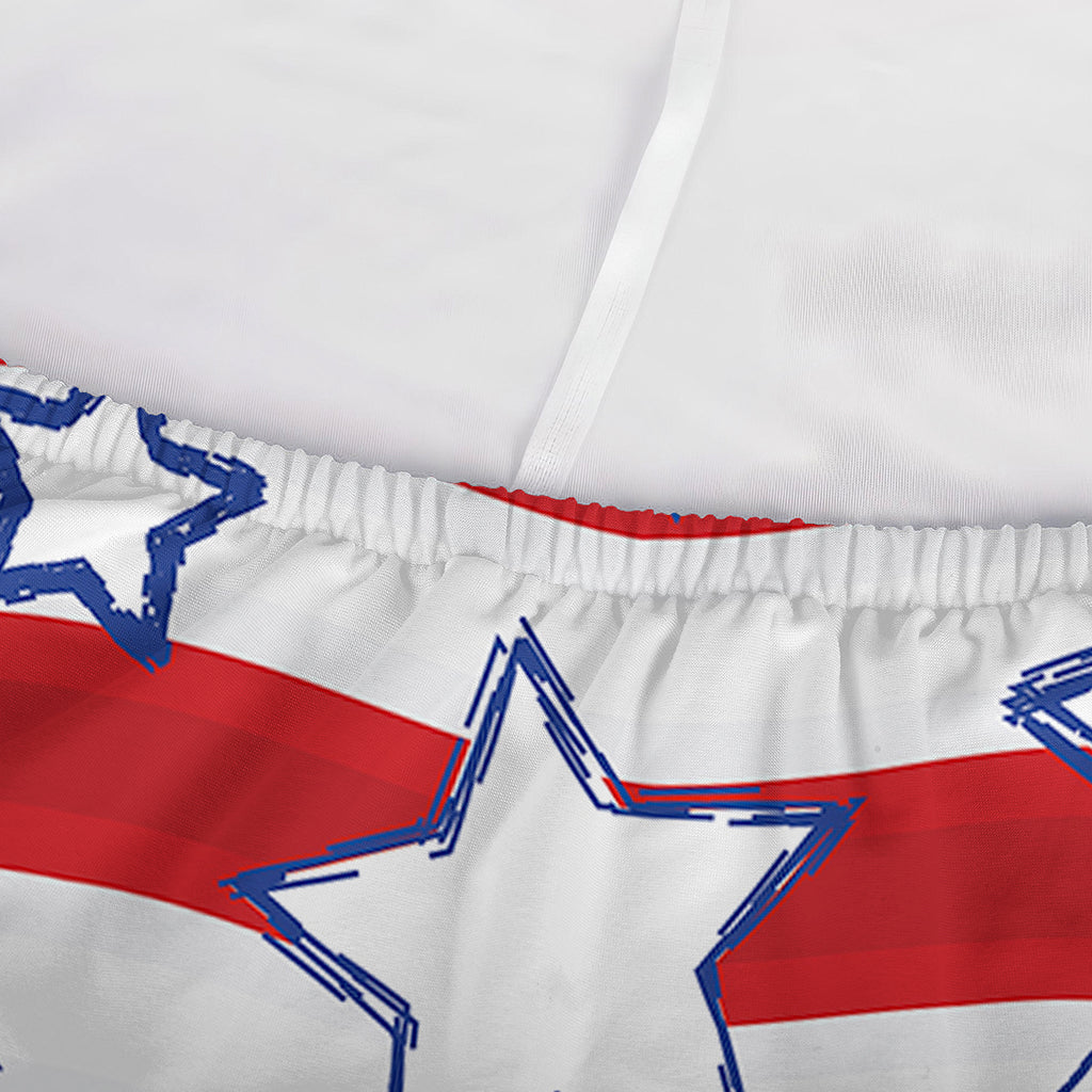 Fourth of July USA Star Pattern Print Sofa Cover