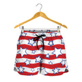 Fourth of July USA Star Pattern Print Women's Shorts