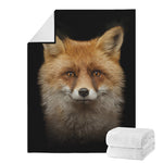 Fox Portrait Print Blanket