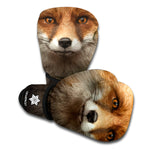Fox Portrait Print Boxing Gloves