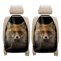 Fox Portrait Print Car Seat Organizers