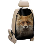 Fox Portrait Print Car Seat Organizers