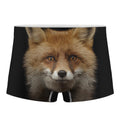 Fox Portrait Print Men's Boxer Briefs