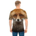 Fox Portrait Print Men's T-Shirt