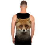 Fox Portrait Print Men's Tank Top