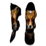 Fox Portrait Print Muay Thai Shin Guard