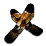 Fox Portrait Print Muay Thai Shin Guard