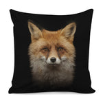 Fox Portrait Print Pillow Cover