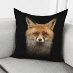 Fox Portrait Print Pillow Cover