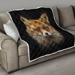 Fox Portrait Print Quilt