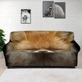 Fox Portrait Print Sofa Cover