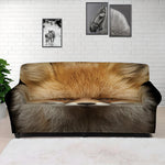 Fox Portrait Print Sofa Cover