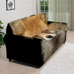 Fox Portrait Print Sofa Cover