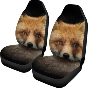 Fox Portrait Print Universal Fit Car Seat Covers