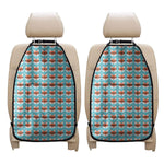 Fox With Glasses Pattern Print Car Seat Organizers